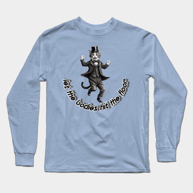 Enthusiastic old cat Long Sleeve T-Shirt by Human light 